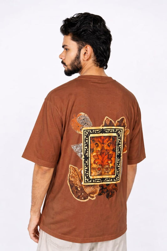 Antique Flora – Premium Oversized T-Shirt